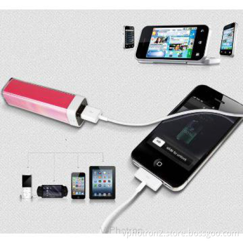 full capacity 2600mah USB power bank charger for iphone